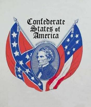 Création des Etats Confédérés d'Amérique Jeffdavis_flags_csa