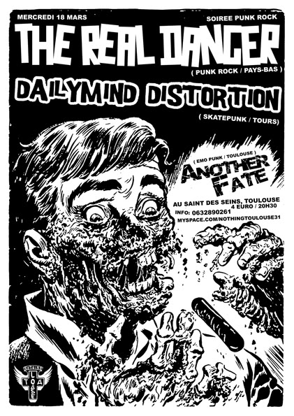 [18/03]The Real Danger(NL)+ Daily Mind Distortion @ TOULOUSE TOULOUSEWEB