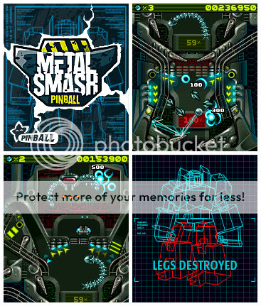 Nokia S60 : Metal Smash Pinball Metalsmashpinball01no60