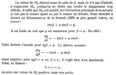 Echappement à détente Defossez