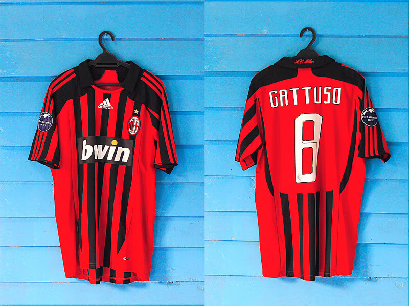 ghoster's ac milan jerseys 0708HOMEGATTUSO