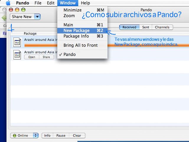 Aprende a Subir archivos por pando! 0