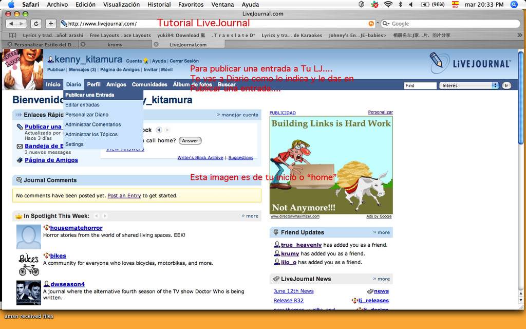 LiveJournal Tutojournal1