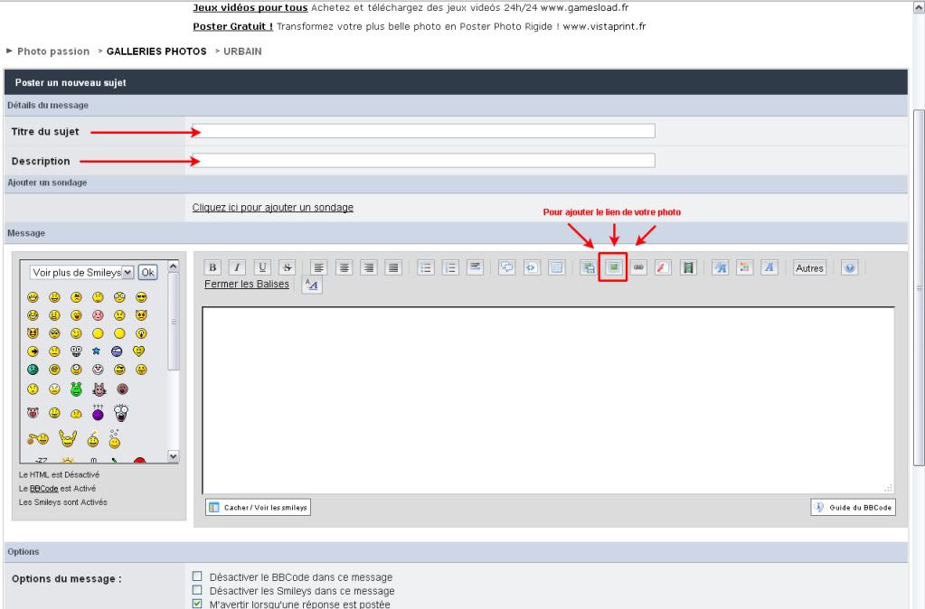 Comment afficher des photos dans les discussions Tape_3
