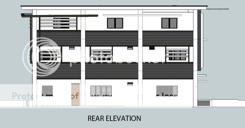 Need critic (Proposed 3 Storey Res.-with PICS :)  REAR