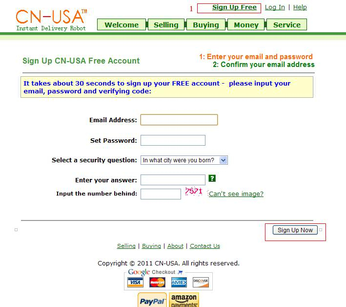 [Guia para Comprar Cash] por medio de paypal en CN - USA Cash7