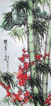 Tranh thuỷ mặc Chinese-painting-bamboo-B5713