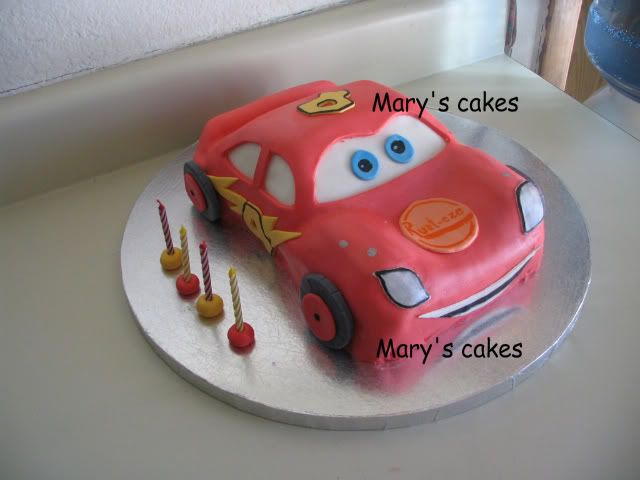 Un pastelito de Lightning Mcqueen Erick4026-1