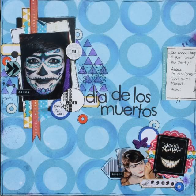 des pages pour les défis du mois Diadelosmuertos