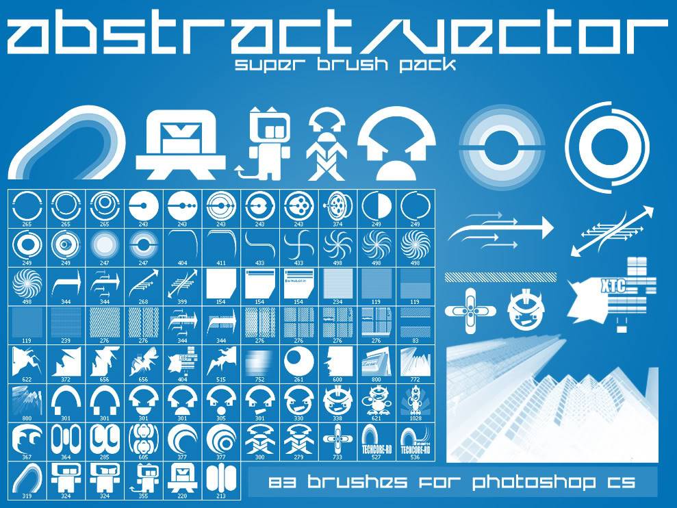 PhotoShop Brushes Pack Abstact