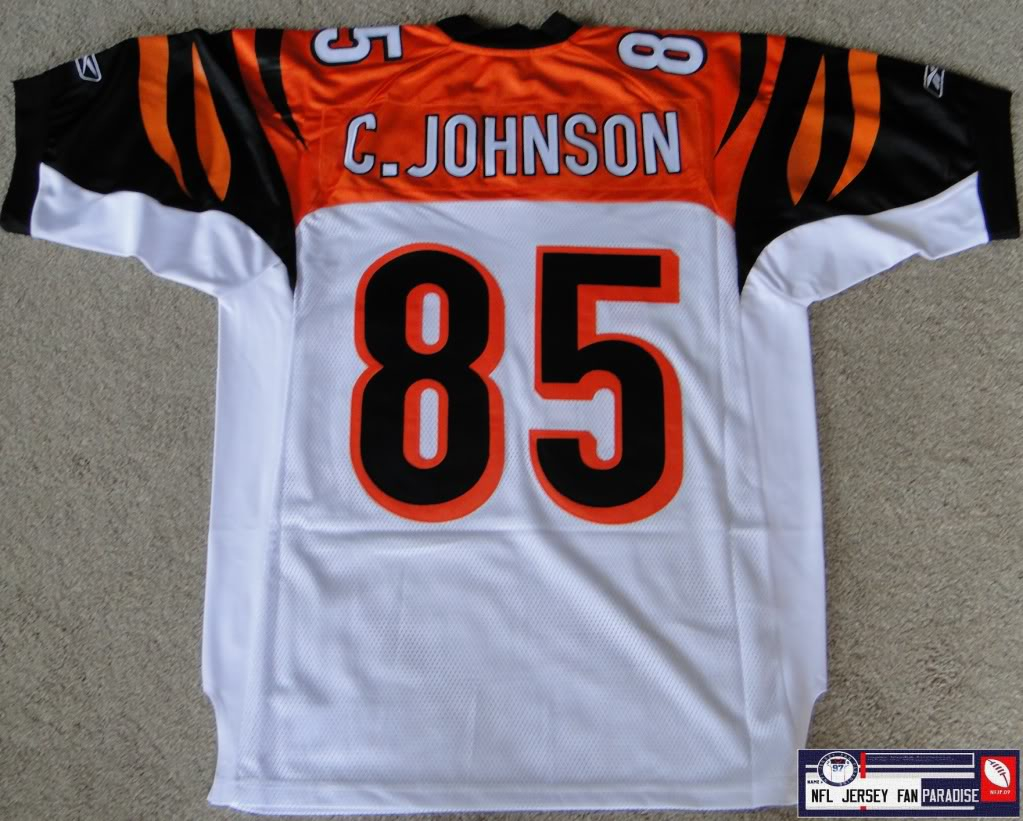 Bengals Johnson and Packers Favre Authentic's for sale Chadbk