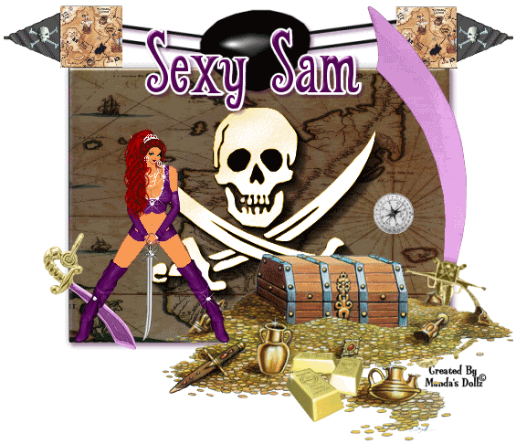 explication pour votre deco page en haut de votre blog perso ! SexySam-PirateGirl