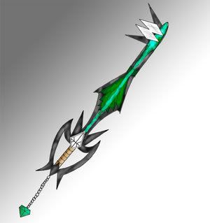 Keyblade Registration - Page 2 Omega_Emerald_Keyblade_by_Sqwerell