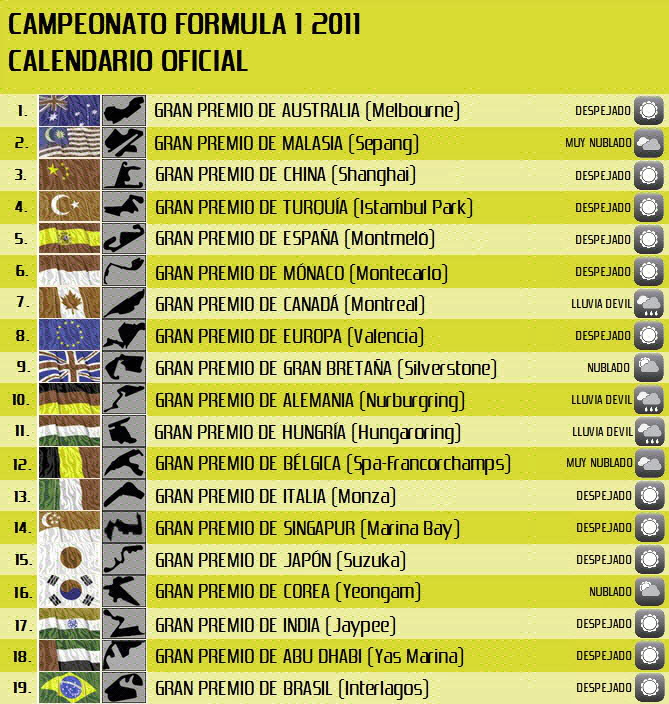 CALENDARIO OFICIAL Calendario_2011