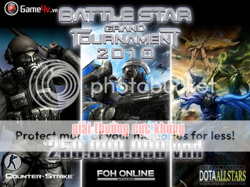 BATTLE STAR BIG UPDATE -GRAND TOURNAMENT 2010 DOTA VÀ CS                                                                     Trích từ : http://bs.playpark.vn  Sau bảo trì ngày 24/05/2010 Battle Star sẽ tiến hành Big U 14_5_10_bs1s