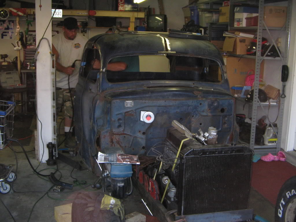 Chad Karr and his 51 Chevy Pick 'em up IMG_3019