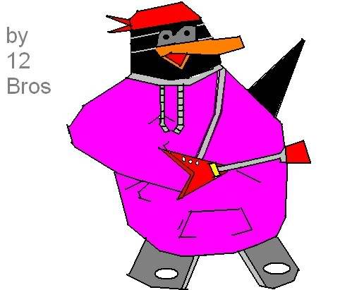 12Bros Penguin Thread Fatpenguinwithguitaronpaint