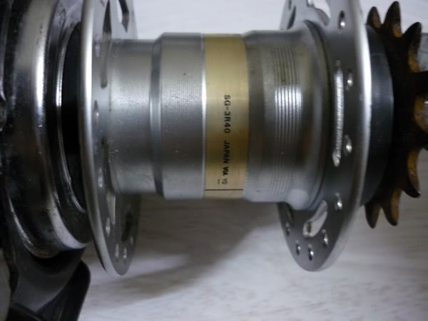 Shimano nexus roller brake 3 speed SG-3R40 Japan (copotan sepeda import) tambah ban kenda P1000686