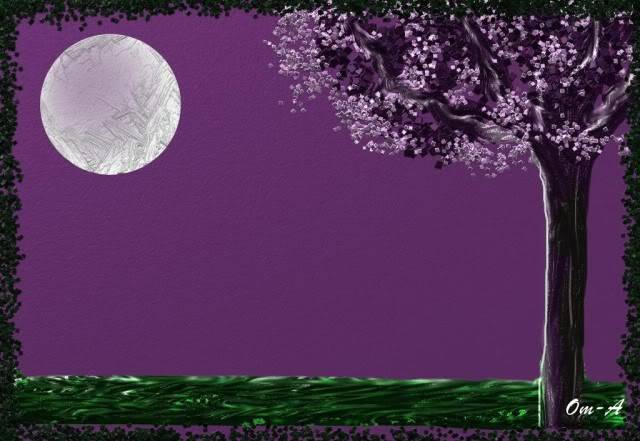 My ArtRage Sceneries & Scenes - Page 2 Purplenight01