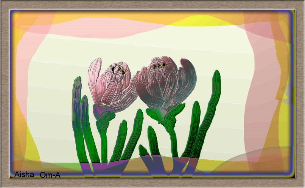 My Flowers Gallery (painted with ArtRage) - Page 3 PinktulipsfinishedinPS