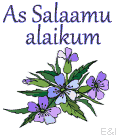 As-Salaamu alaikum graphics (includes wa alaikumu salaam) Bluesalaams01