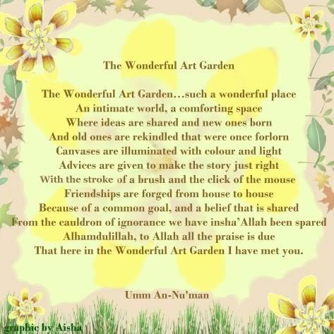 A poem for my garden sisters TheWonderfulArtGarden