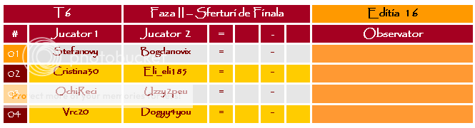Faza II - Sferturi de Finala II02