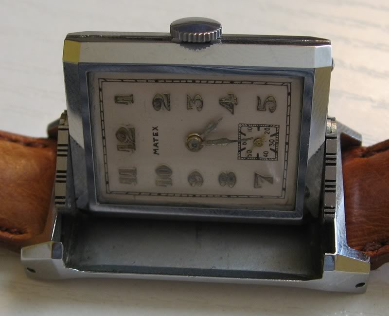 Question sur une montre réversible vintage Matexbis