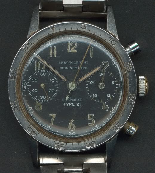 Un rare Chronofixe Type 21 chronomètre C80b6582