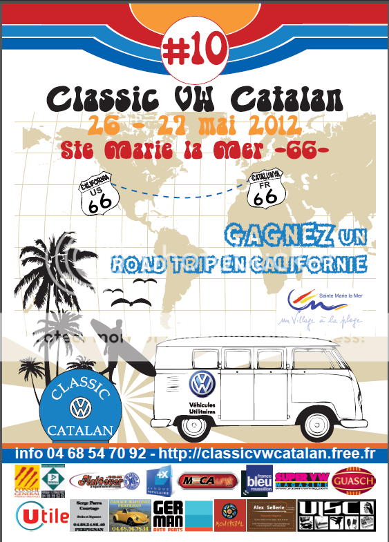 classic vw catalan 2012 Affiche2012