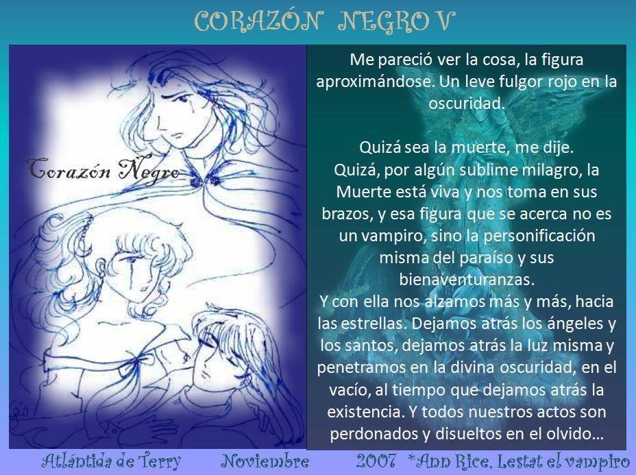 Corazón Negro .-*-. Una historia de sangre y recuerdos.-*-. CN-V