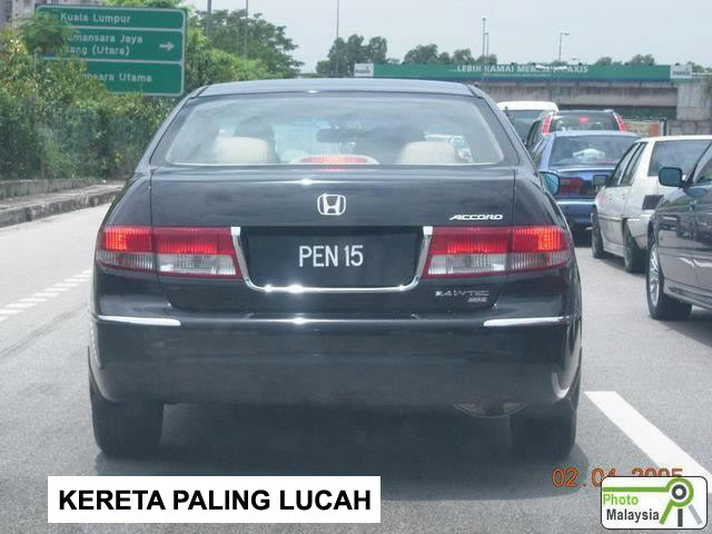 no. plate pelik... Lucah