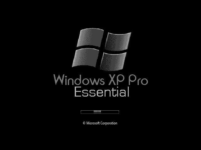 Windows XP Pro SP2 Essential Edition (no activation needed) WindowsXPProEssentialBootScreen