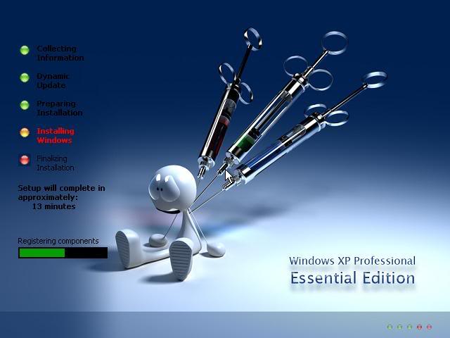  (     1998  2008  ) WindowsXPProEssentialInstallScreen