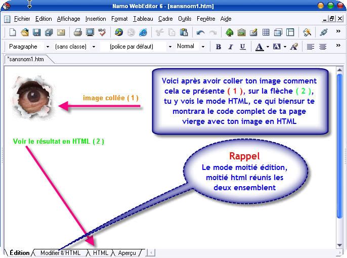 Tu ne connais rien en html, tu as besoin d'une page? Pauseruneimageetallezsurhtmlvoirlec