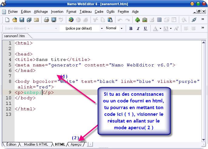 Tu ne connais rien en html, tu as besoin d'une page? Pauserunhtmlvoirlapercu