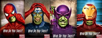 Conspiraciones de Marvel & New Avengers Illuminati Reptiles