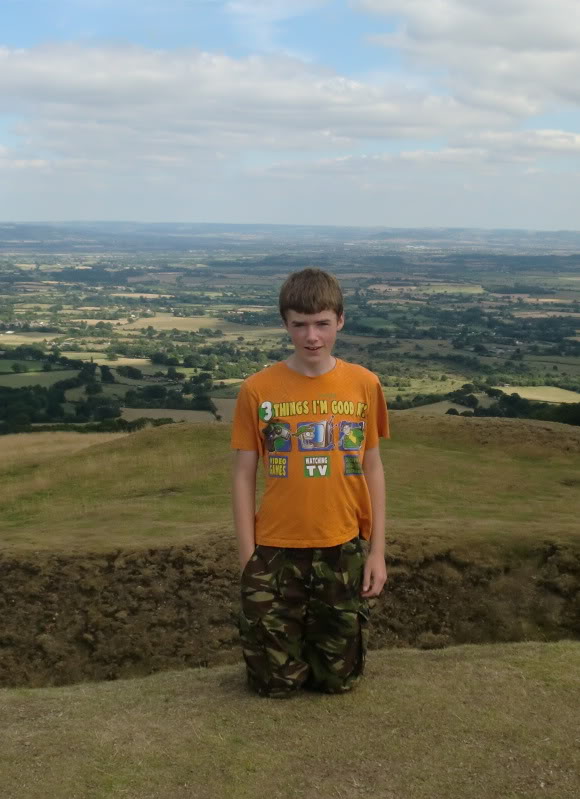 The Malverns - Midsomer Hill to British Camp and back CIMG9392