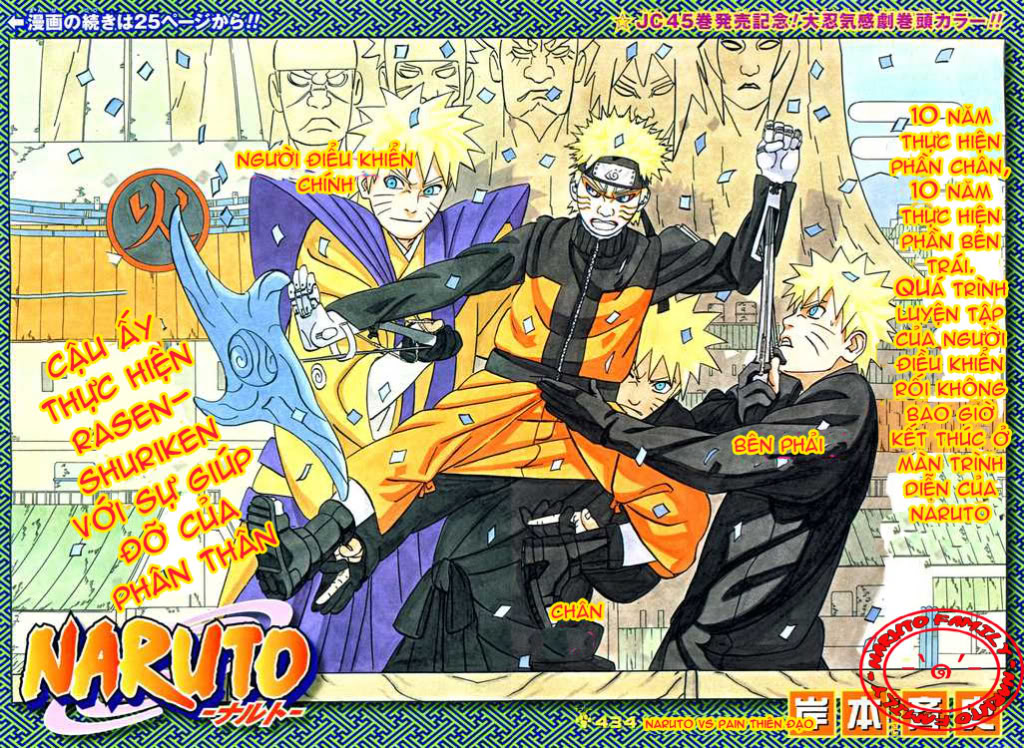 [Tiếng Việt] NARUTO chap 434: Naruto vs Pain thiên đạo 01-02