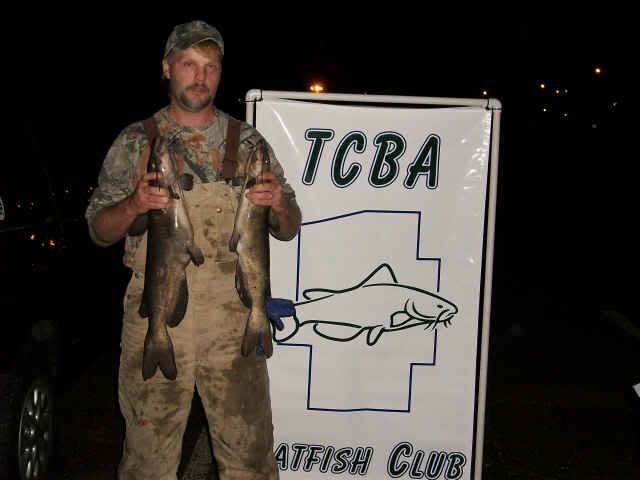 TCBA Catfish Tournament Results for September 26th FloydRennicker1rstPlaceBigFish9-26