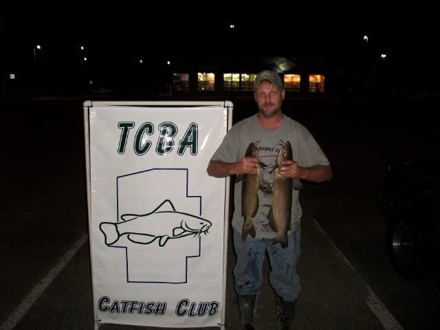 TCBA  OHIO Catfish Tournament Results for August 15th FloydRennicker2ndPlace8-15