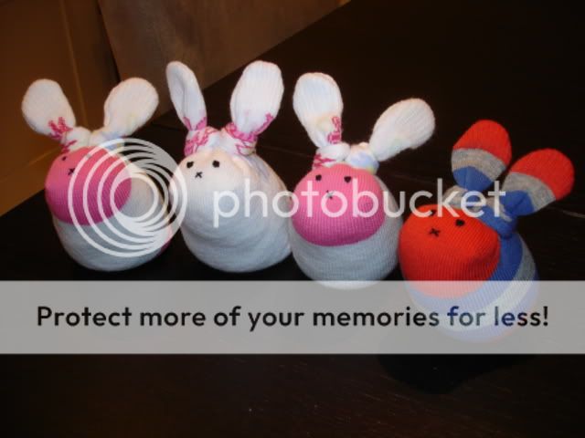 I Made a Sock Bunny - U/D made 4 now, pic added! ZC053