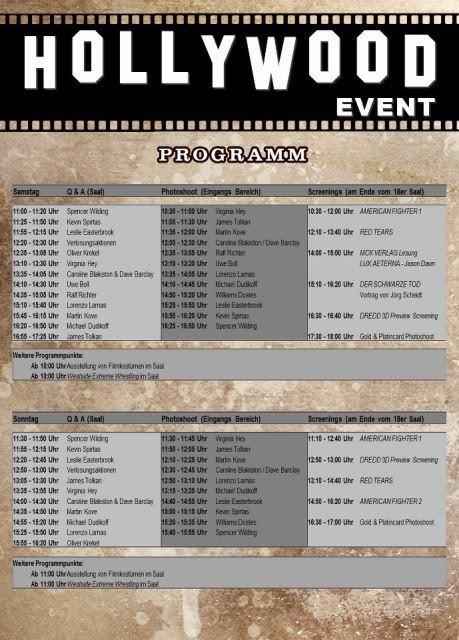 Hollywood Event (Sept 2012 - Allemagne) HollywoodEvent_Planning