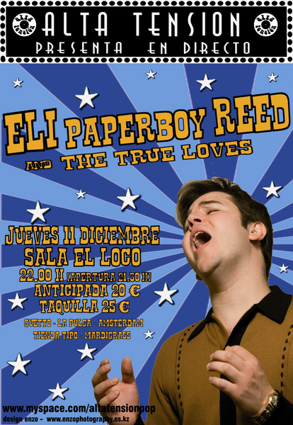 ELI PAPERBOY REED EN SPAIN! Elizx8