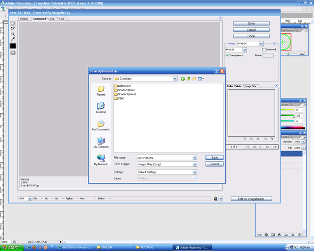 How to make & install a custom crosshair. Step5_2