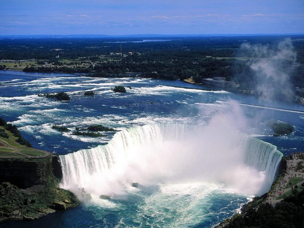 ẢNH PHONG CẢNH THIÊN NHIÊN, CÔNG TRÌNH KIẾN TRÚC AerialViewofNiagaraFalls93521