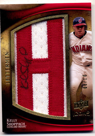 Some new cards for trade or Sell!! 2009UPPERDECKICONSGOLDKELLYSHOPPACHAUTOLETTERMEN8-10INDIANS