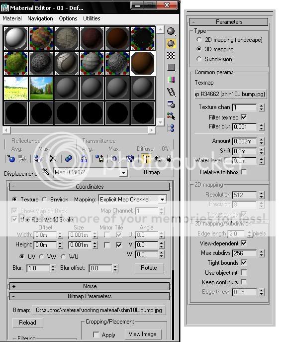 how to control material displacement Untitled-1