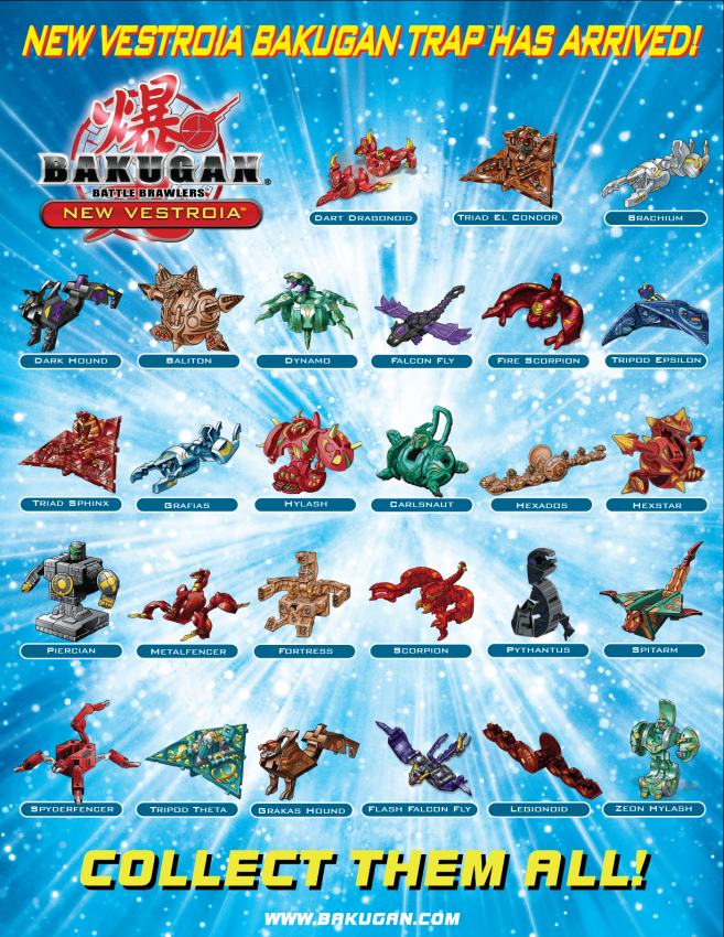 BAKUGAN: NEW VESTROIA TRAP LIST BakuganTraps