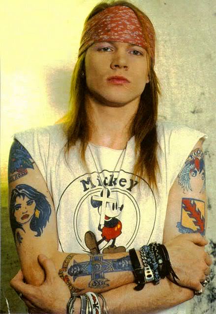 Masih inget sama om Axl Rose??ini loh axl rose sekarang  Axl-rose